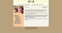 Desktop Screenshot of elegantedibles.com
